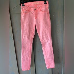 Pink jeans